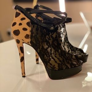 AuthCL Leopard Peep toe